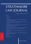 					View Vol. 6 No. 1 (2022): Strathmore Law Journal
				
